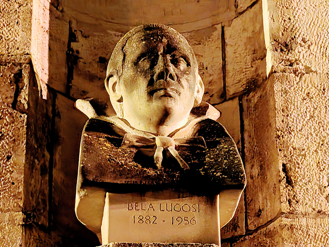 Béla Lugosi Bust at Vajdahunyad Castle