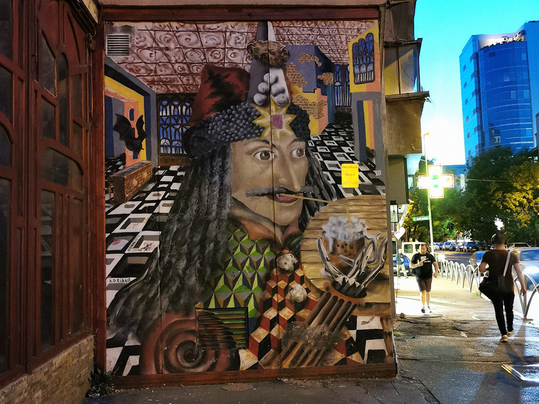 Masonic Mural of Bram Stoker and Dracula gallery image 2