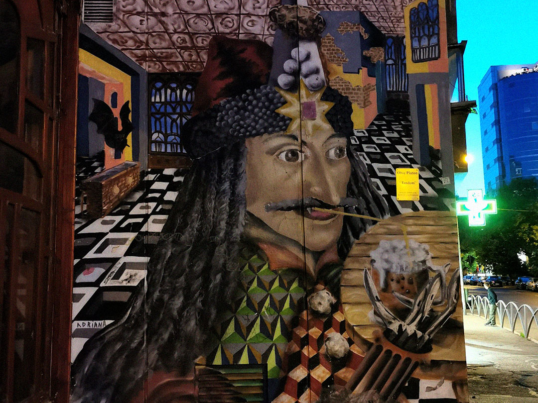 Masonic Mural of Bram Stoker and Dracula gallery image 4